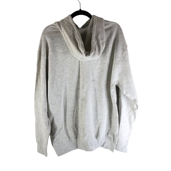 Quiksilver Mens Check Yo Self Pullover Hoodie Sweatshirt Light Gray Size L - Picture 2 of 3